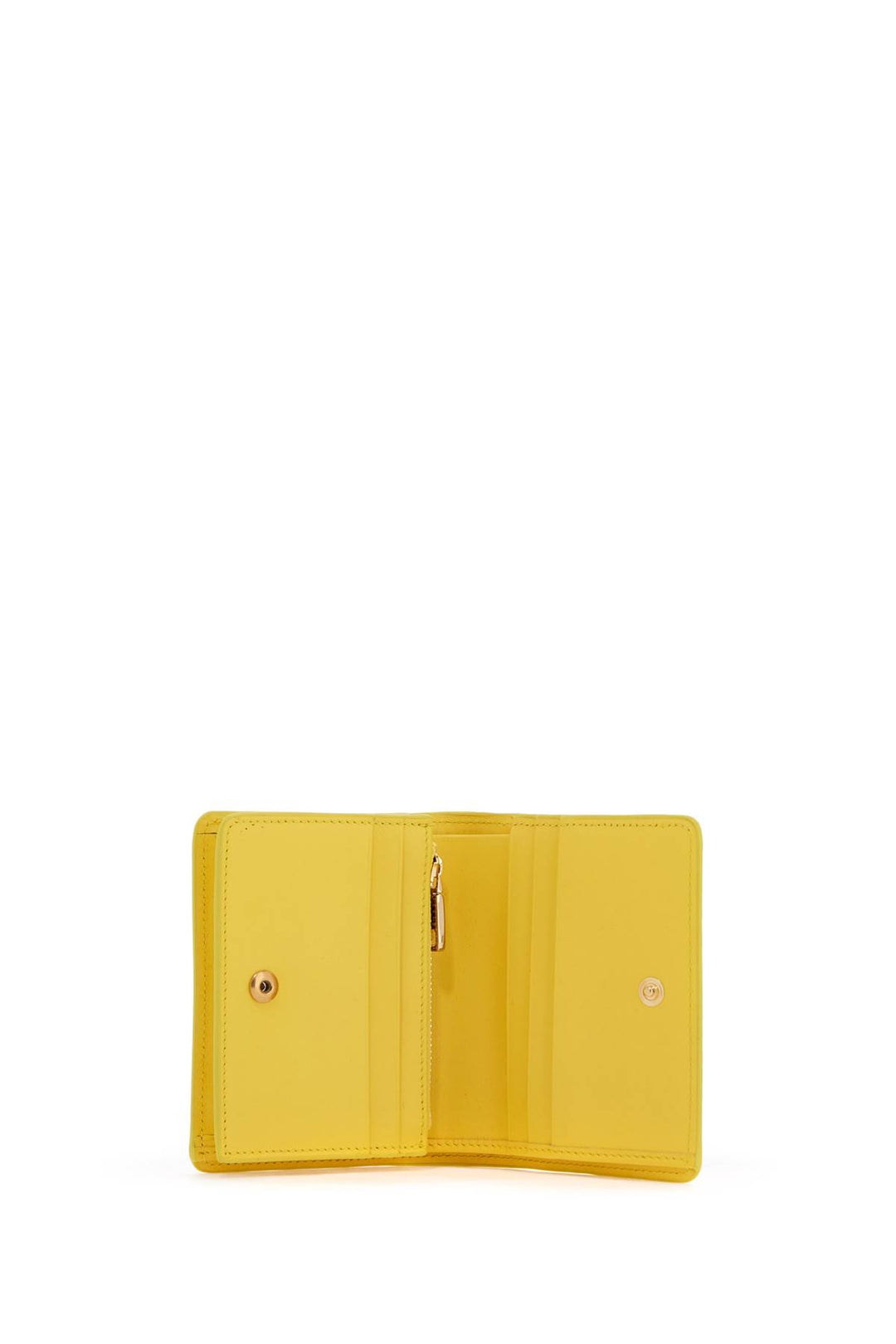 Dolce & Gabbana Continental 3.5 Wallet With   Yellow