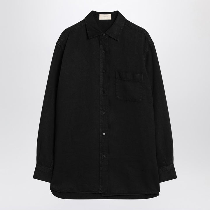 The Row Nesson linen denim shirt