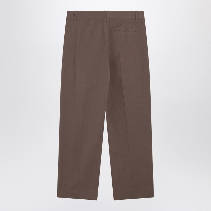 The Row cotton trousers