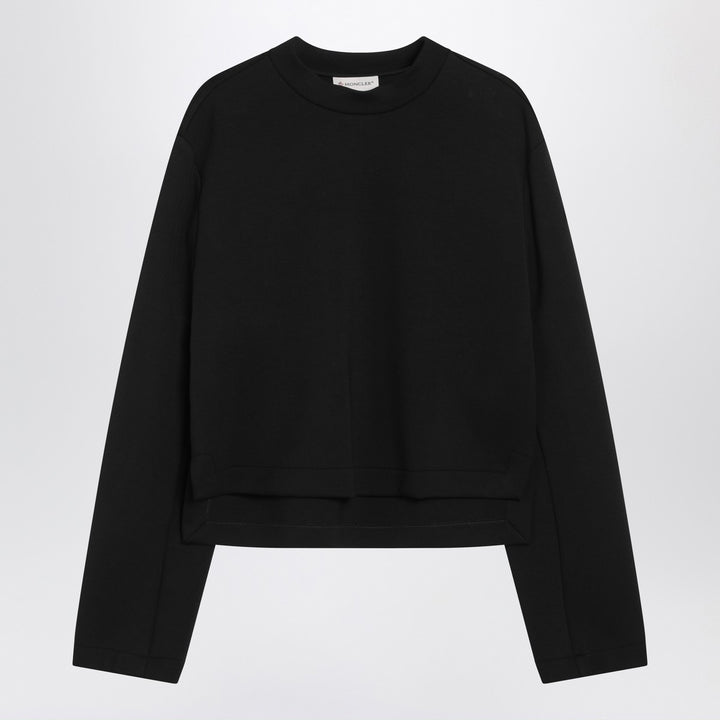 Moncler X Edward Enninful sweatshirt with asymmetric hem