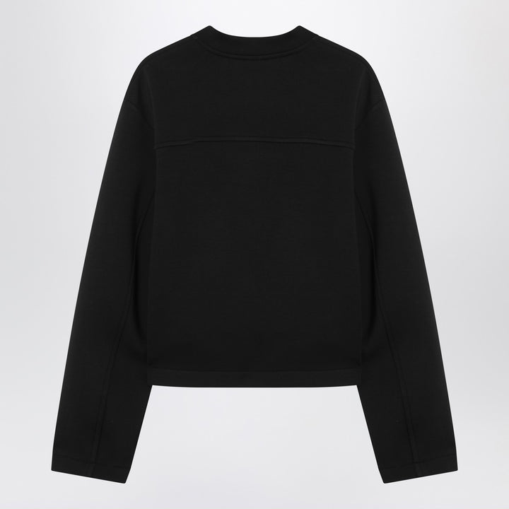 Moncler X Edward Enninful sweatshirt with asymmetric hem