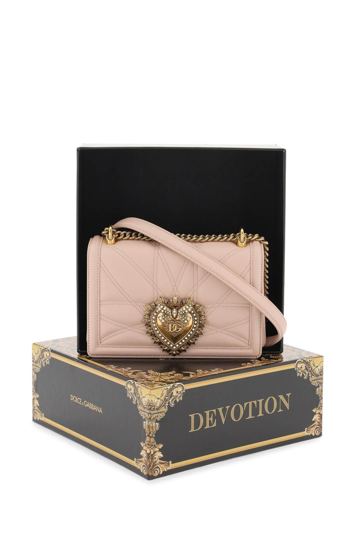 Dolce & Gabbana Devotion Medium Bag   Rosa