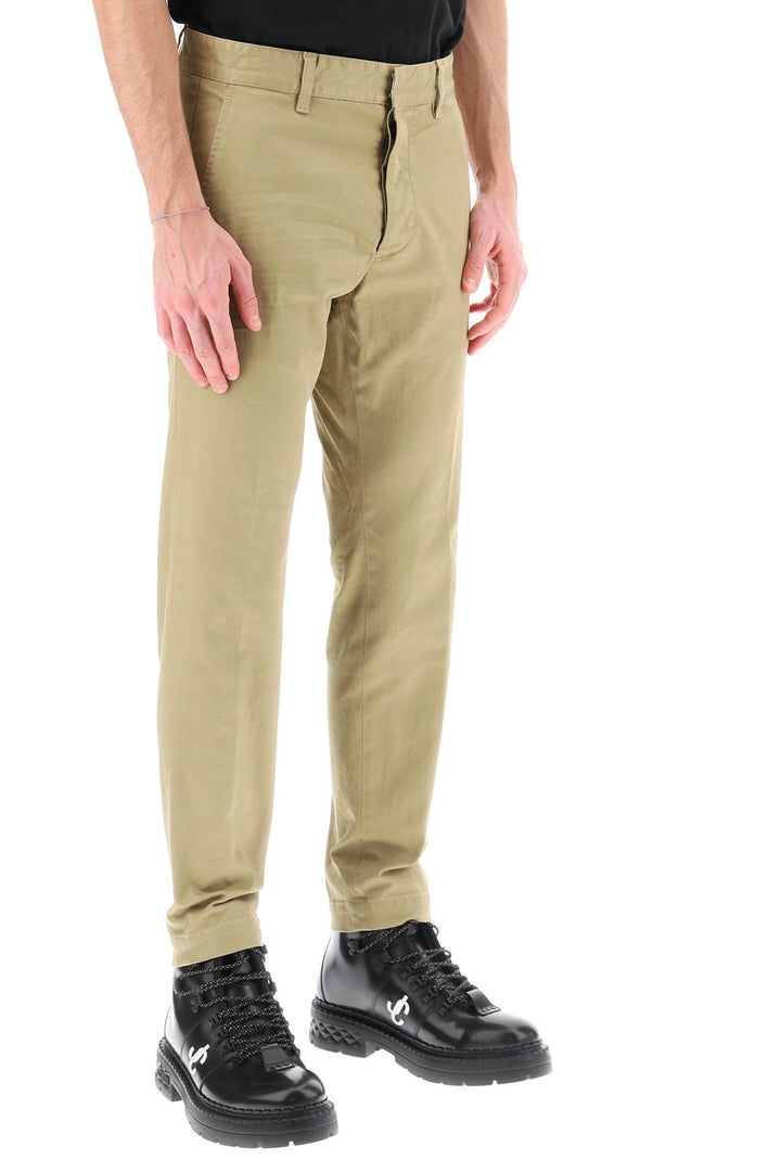 Dsquared2 Cool Guy Pants In Stretch Cotton   Beige