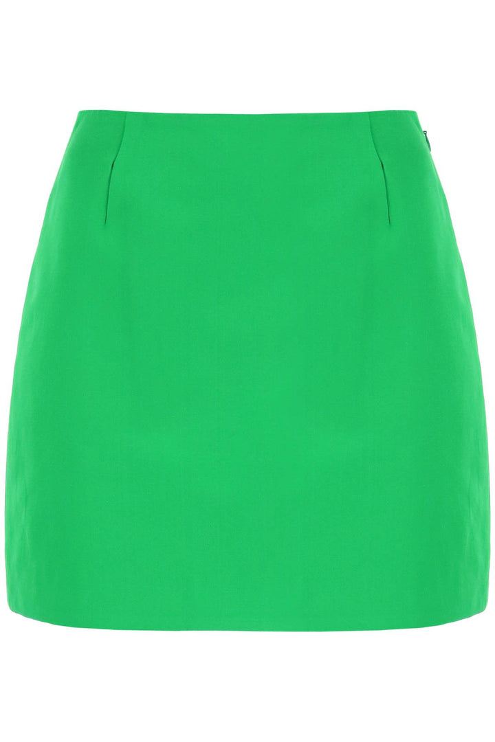 Mvp Wardrobe 'Perry' Satin Mini Skirt   Verde
