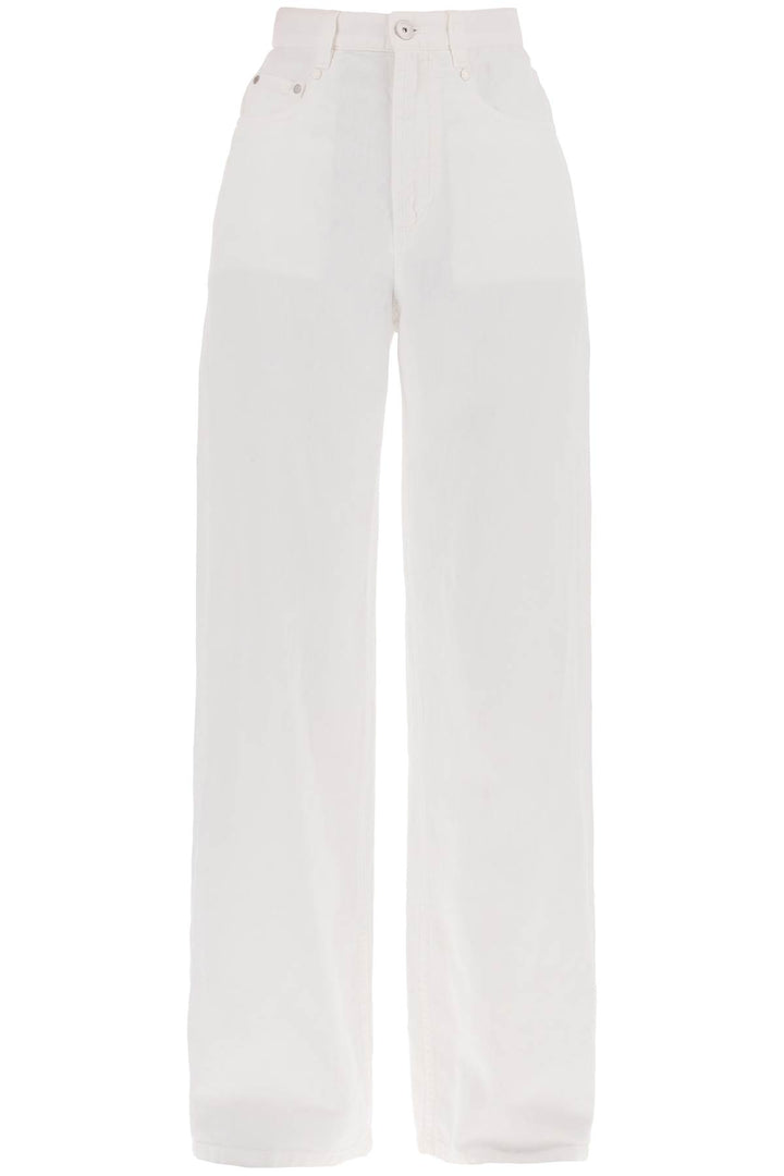 Brunello Cucinelli Cotton And Linen Trousers   White
