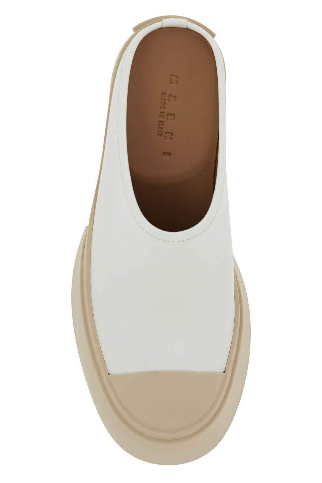 Marni Smooth Leather Pablo Clogs   White