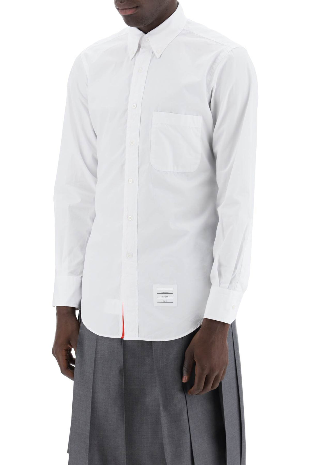 Thom Browne Classic Fit Oxford Shirt   White