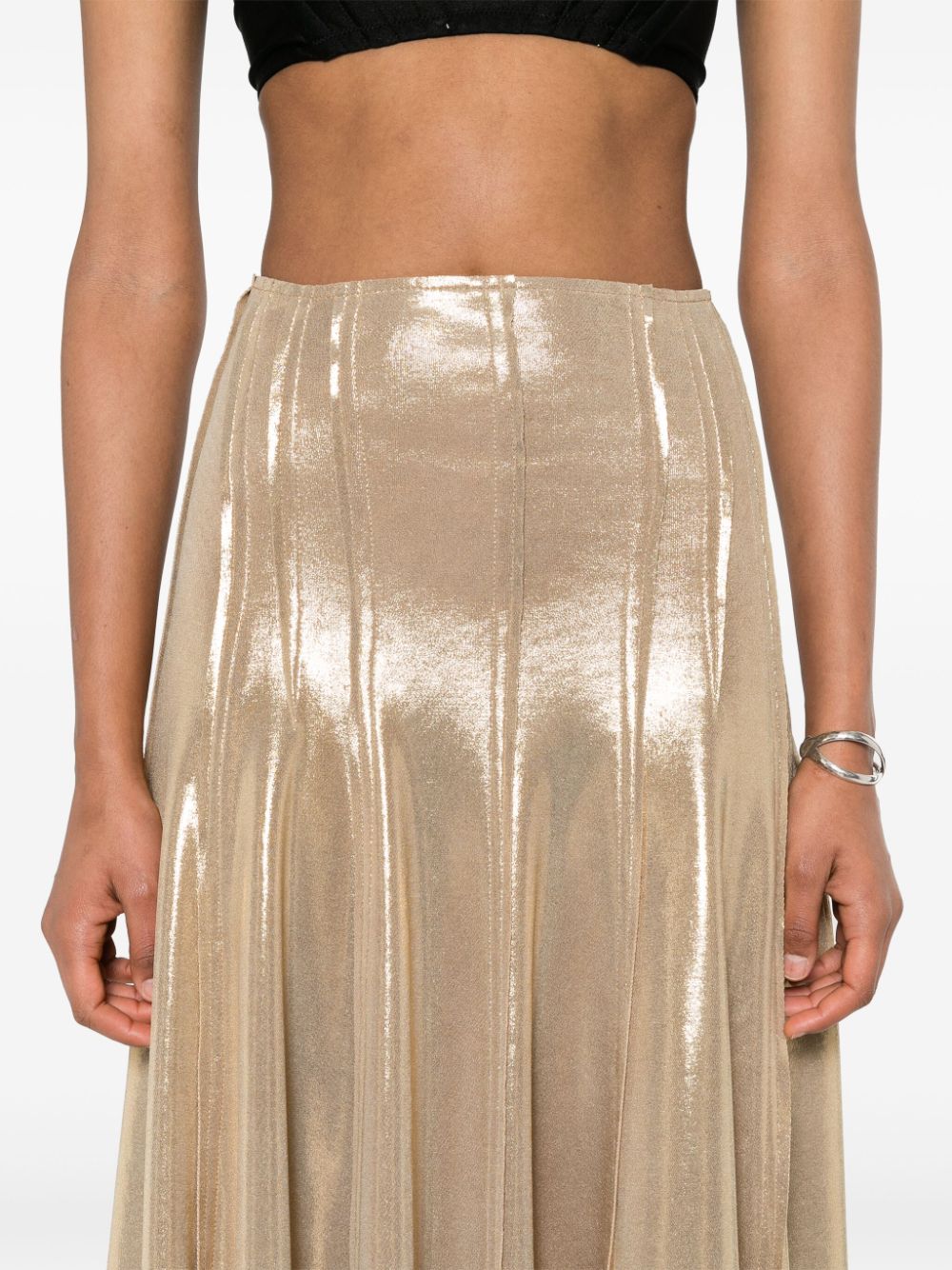 Norma Kamali Skirts Golden
