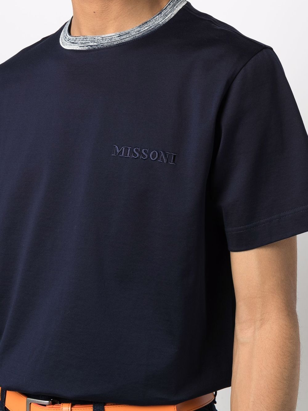 Missoni T Shirts And Polos Blue