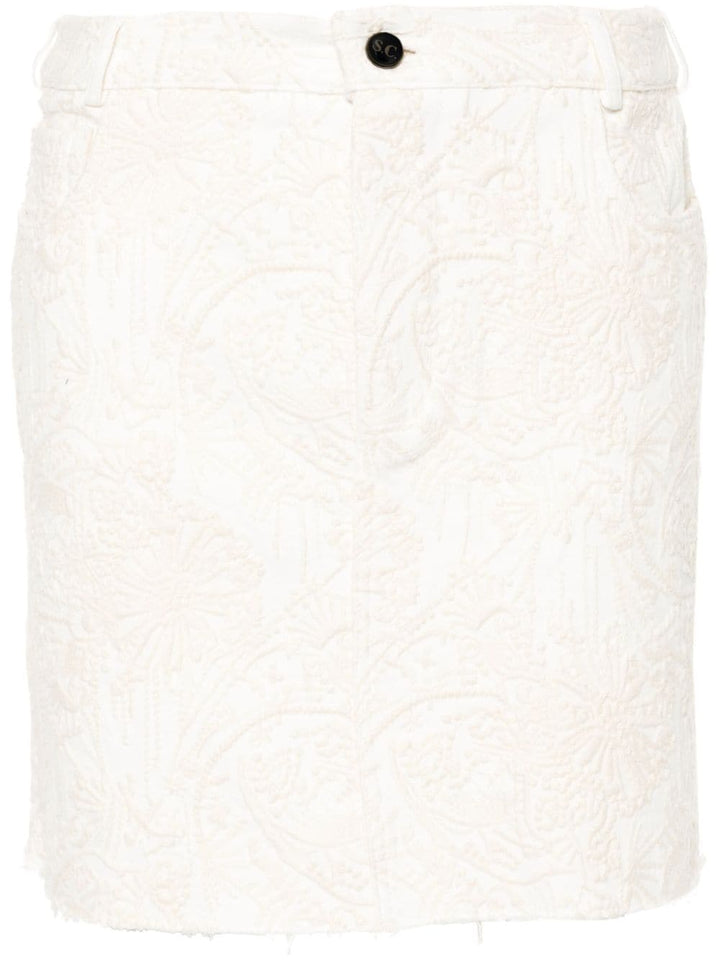 Semicouture Skirts White