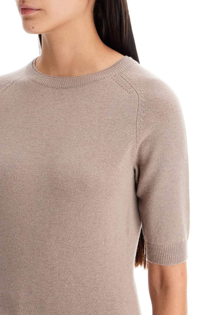 Max Mara Leisure 'Wool And Cashmere Knit Top 'C   Neutral