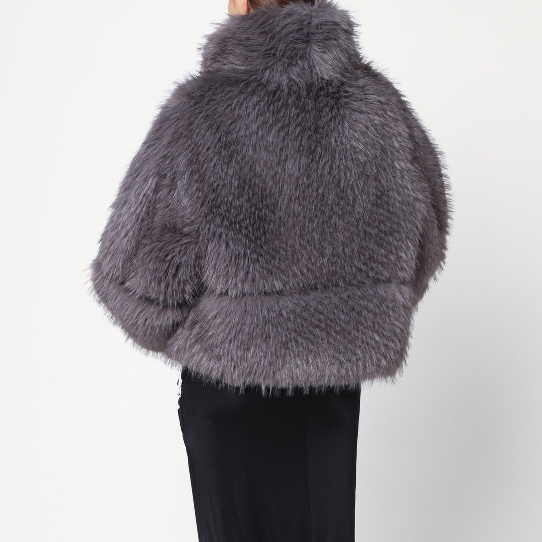 Sword 6644 Short faux fur jacket