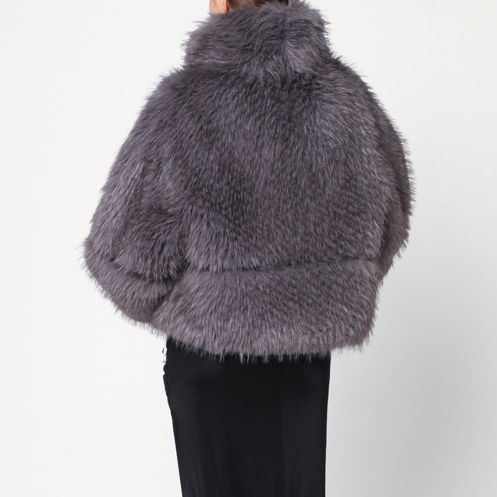 Sword 6644 Short faux fur jacket