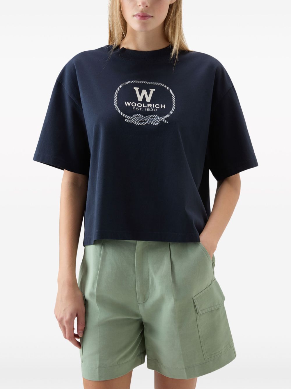 Woolrich T Shirts And Polos Blue