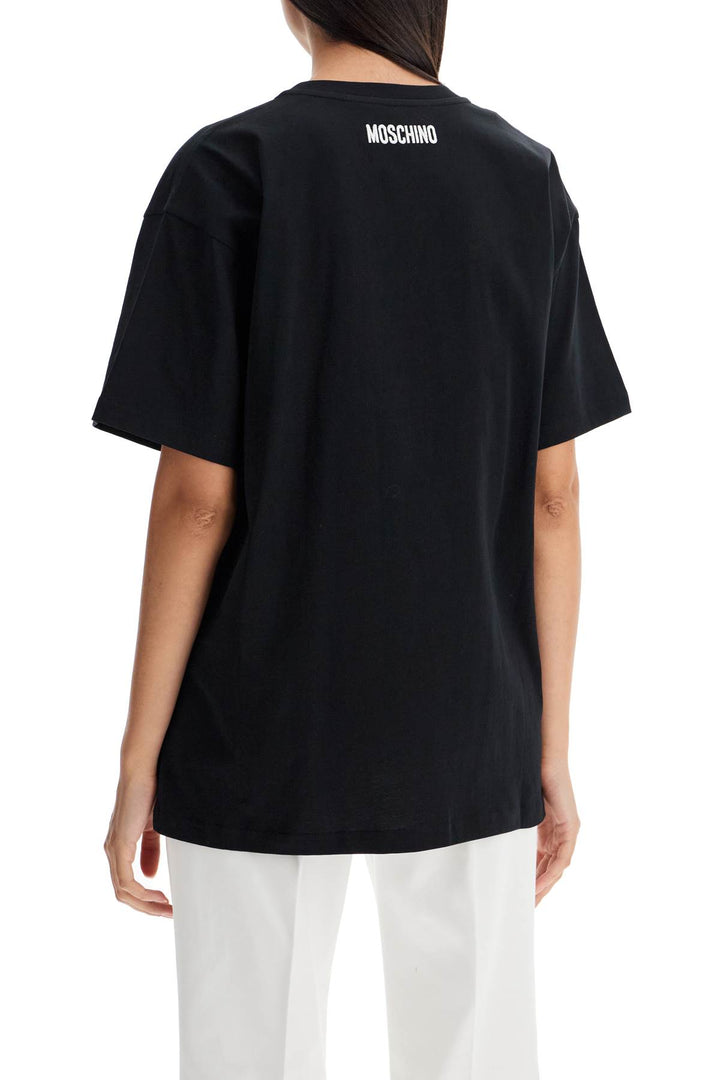 Moschino Oversized T Shirt With Same Old   Black