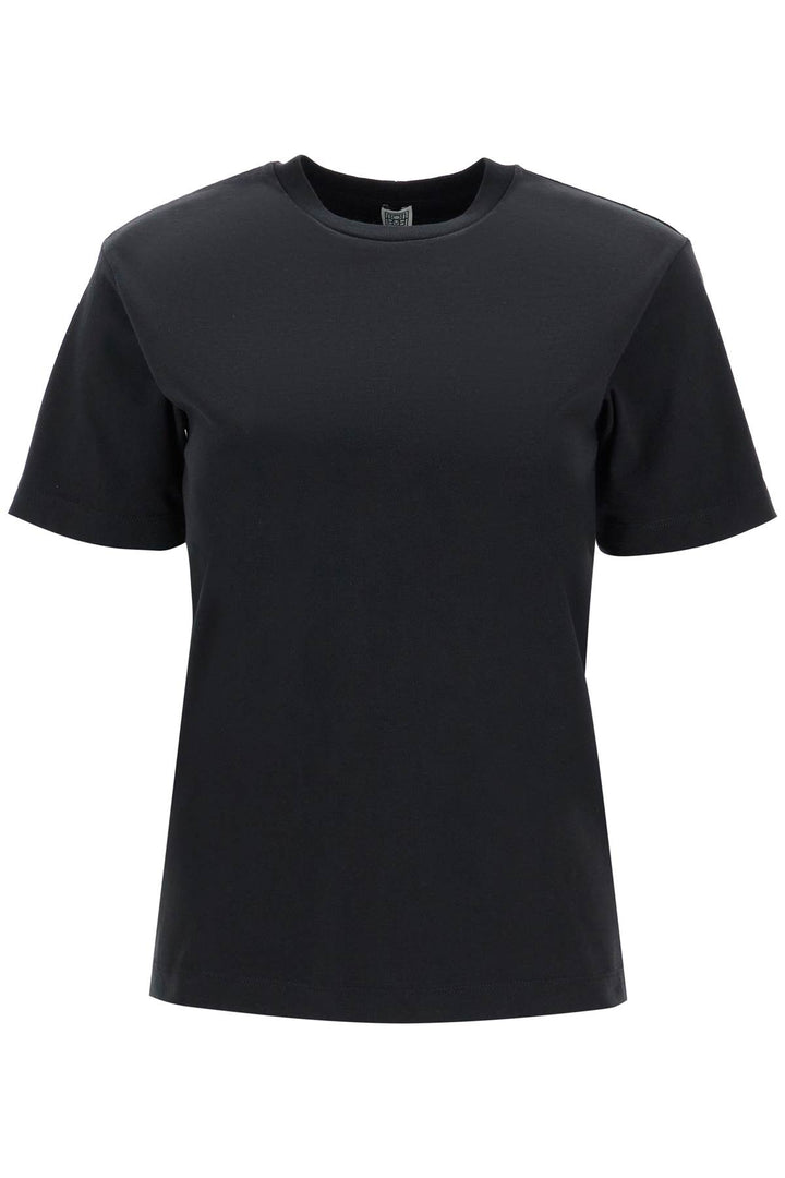 Toteme Classic Organic Cotton T Shirt   Black