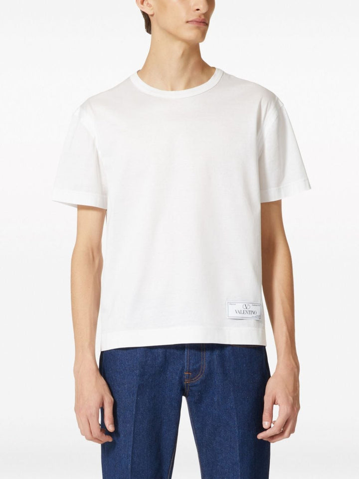 Valentino T Shirts And Polos White