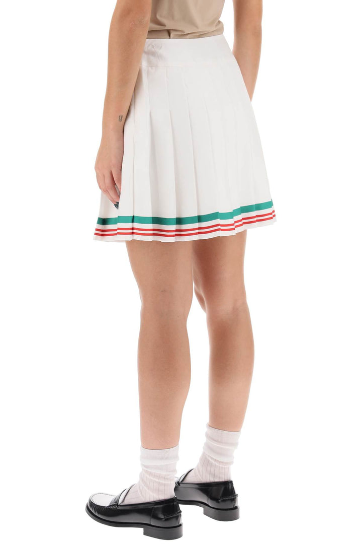 Casablanca Casaway Tennis Mini Skirt   Bianco