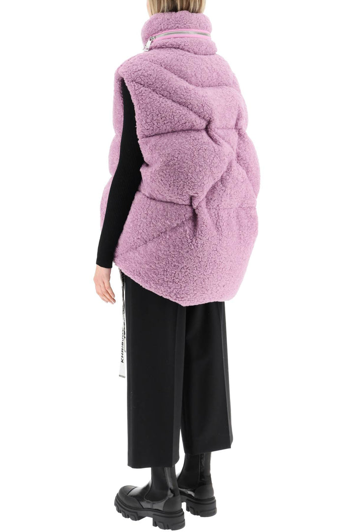 Khrisjoy Padded Fleece Vest   Viola