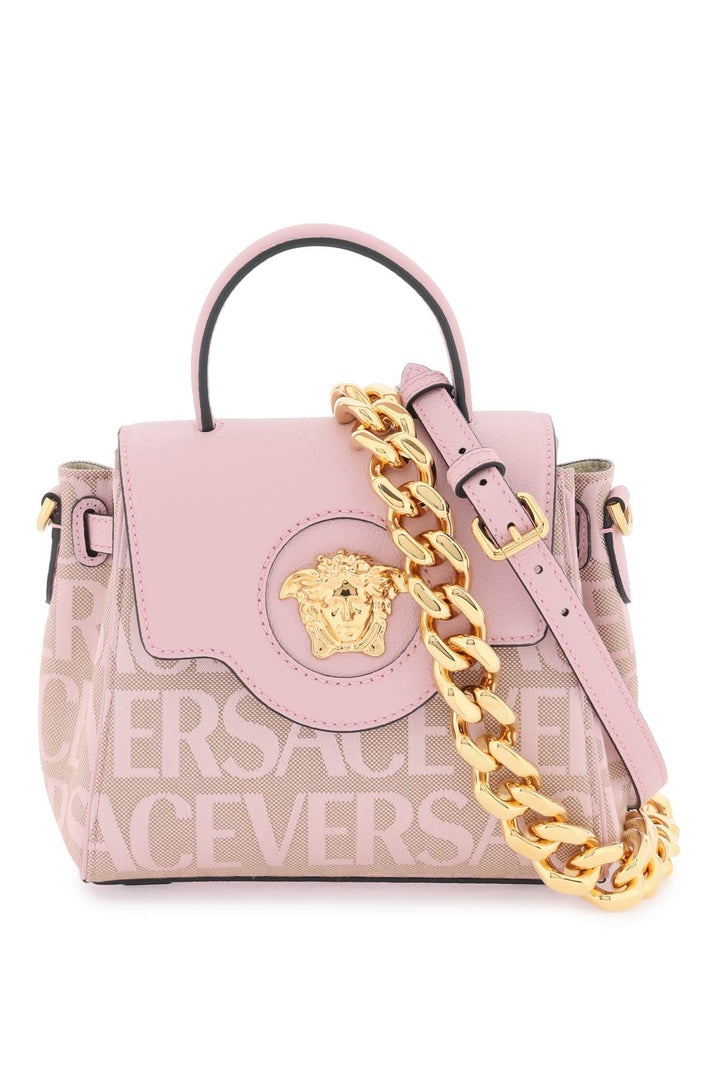 Versace Allover 'The Medusa' Small Bag   Beige