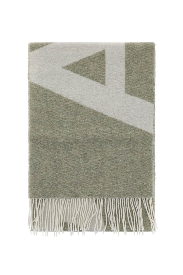 A.P.C. Malo Wool Blend Scarf   Verde
