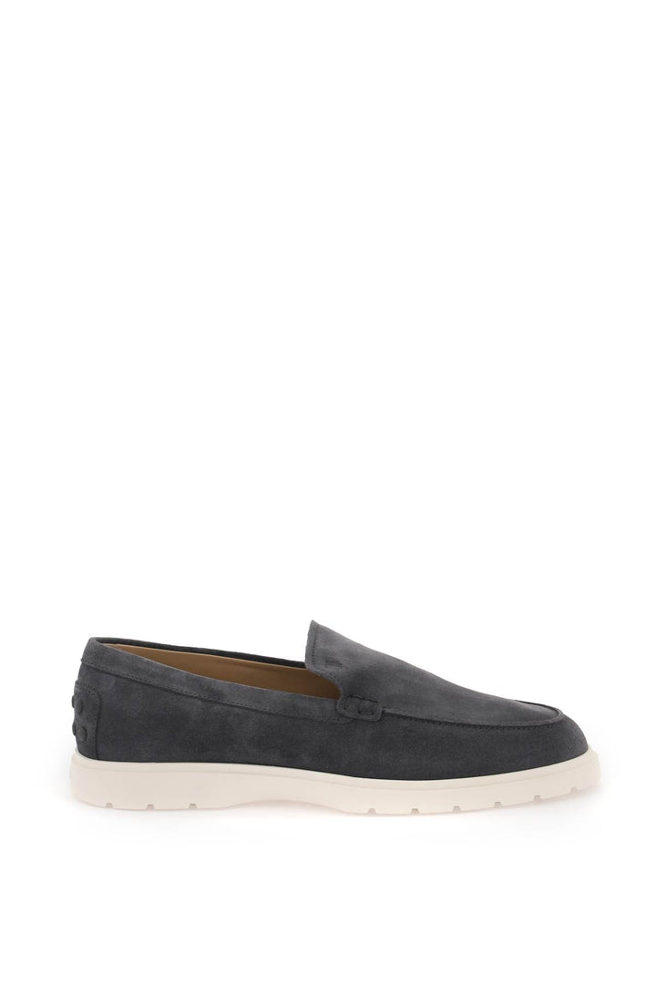 Tod's Suede Loafers   Grey