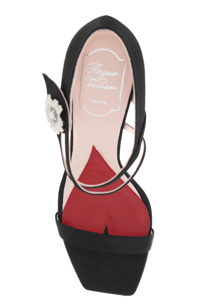 Roger Vivier Replace With Double Quotevivier Daisy Strass I   Nero