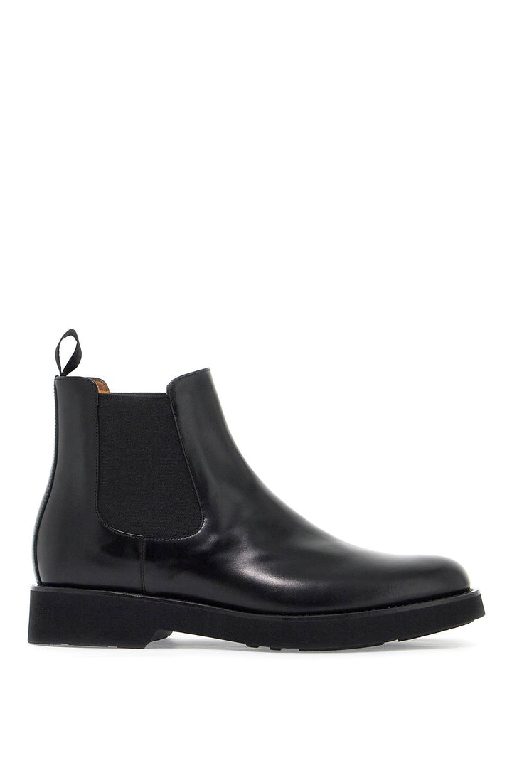 Church's Monmouth Chelsea Leather Brushed Ankle Boots   Black