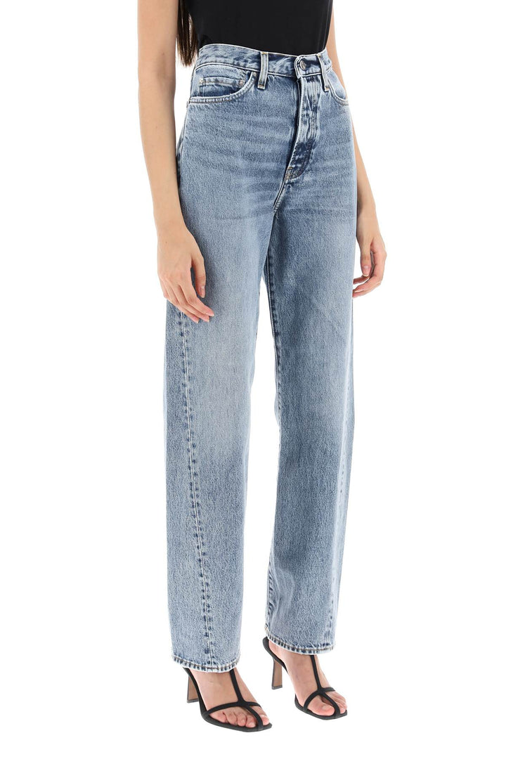 Toteme Twisted Seam Straight Jeans   Blu