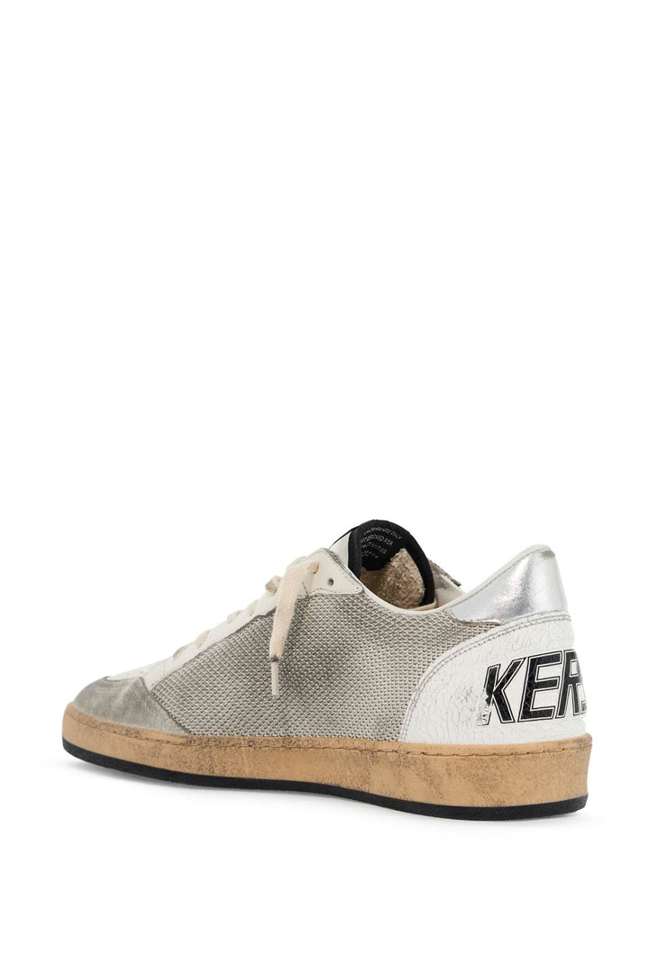Golden Goose Leather And Canvas Sneakers   Grey
