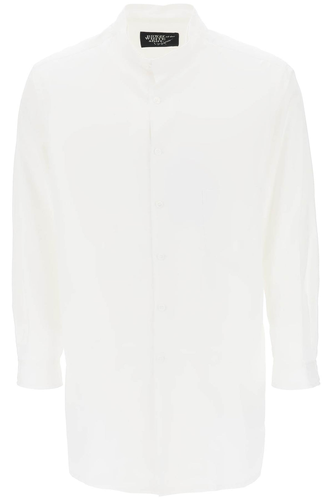 Yohji Yamamoto Layered Longline Shirt   Bianco