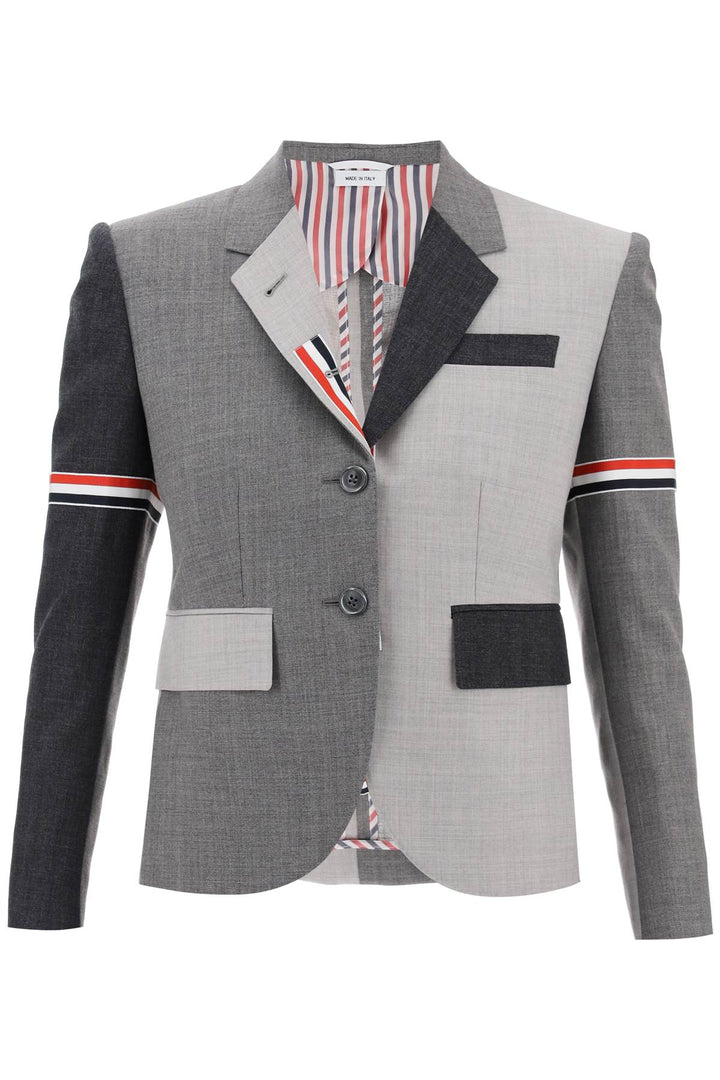 Thom Browne Replace With Double Quoteblazer Fit 3 In Funmix   Grey