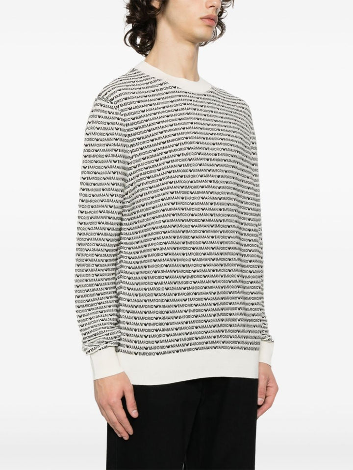 Emporio Armani Sweaters Beige