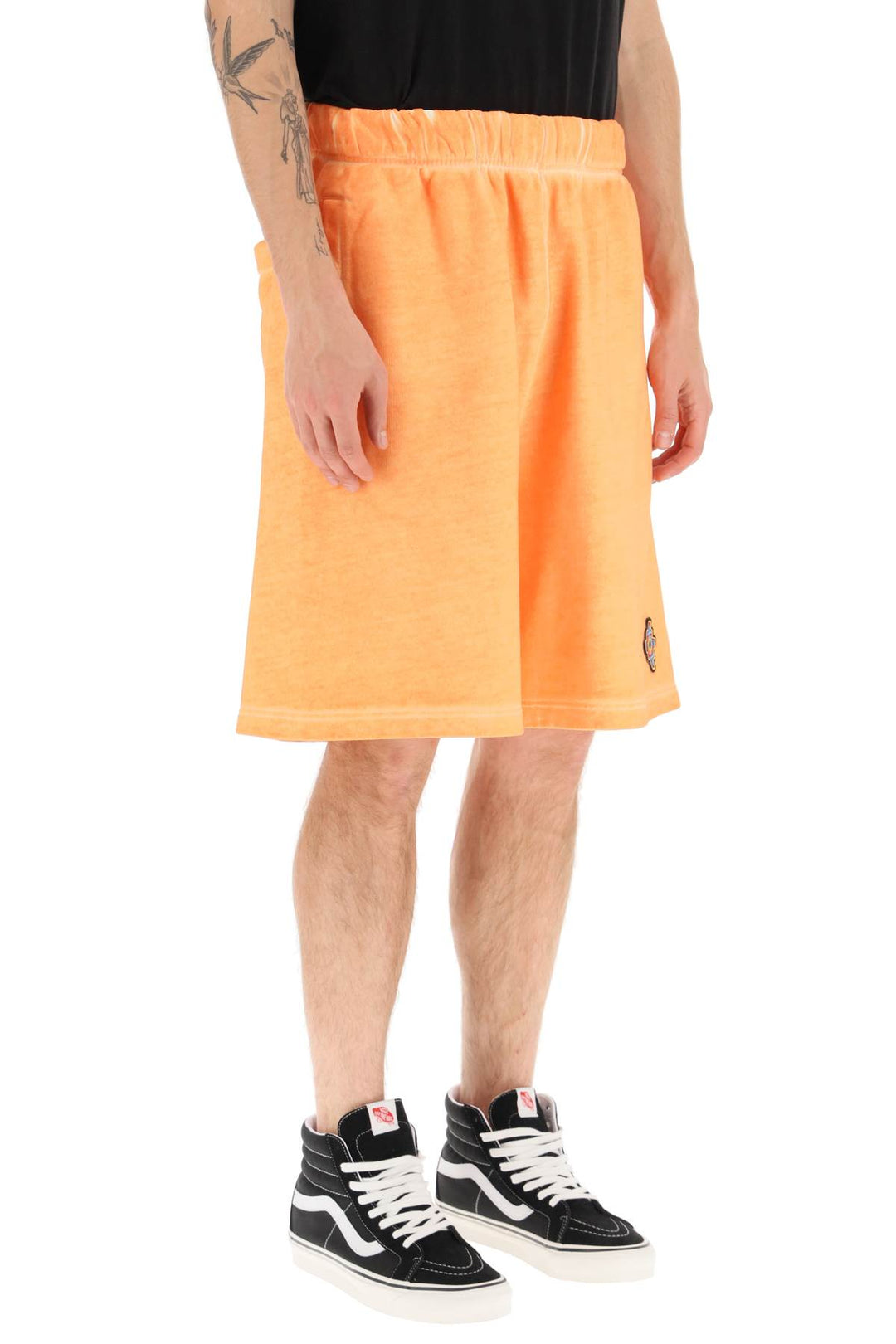 Marcelo Burlon Sunset Cross Shorts   Arancio