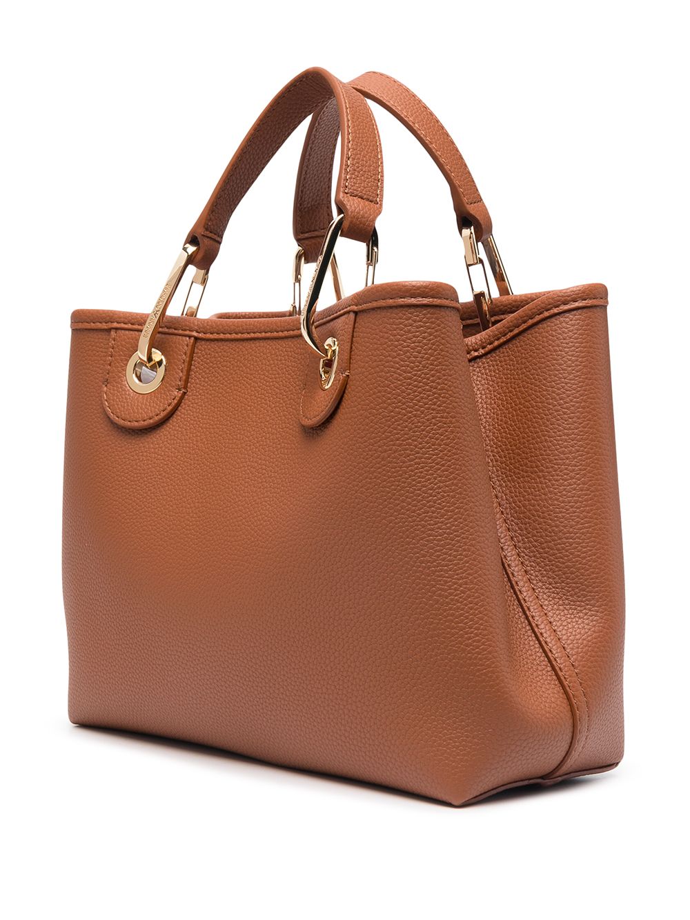 Emporio Armani Capsule Pre Bags.. Leather Brown