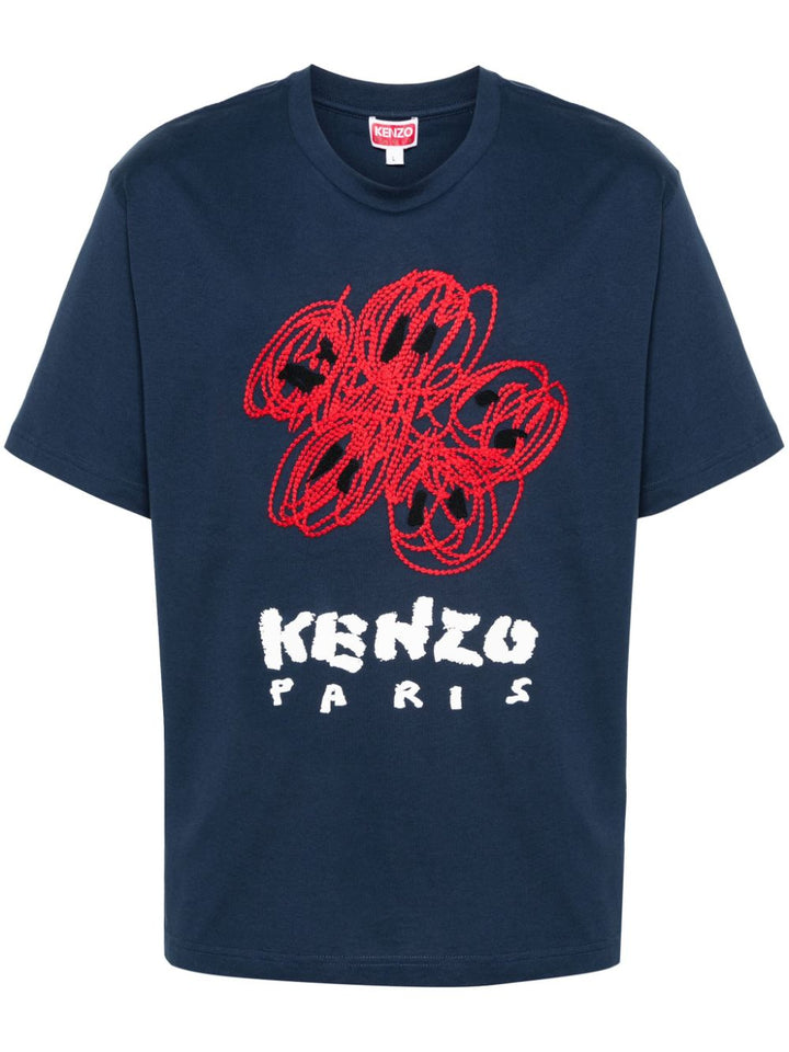 Kenzo T Shirts And Polos Blue