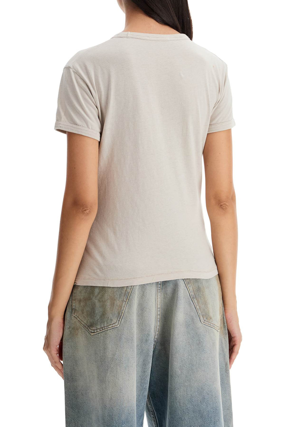 Acne Studios Printed Slim Fit T Shirt   Grey