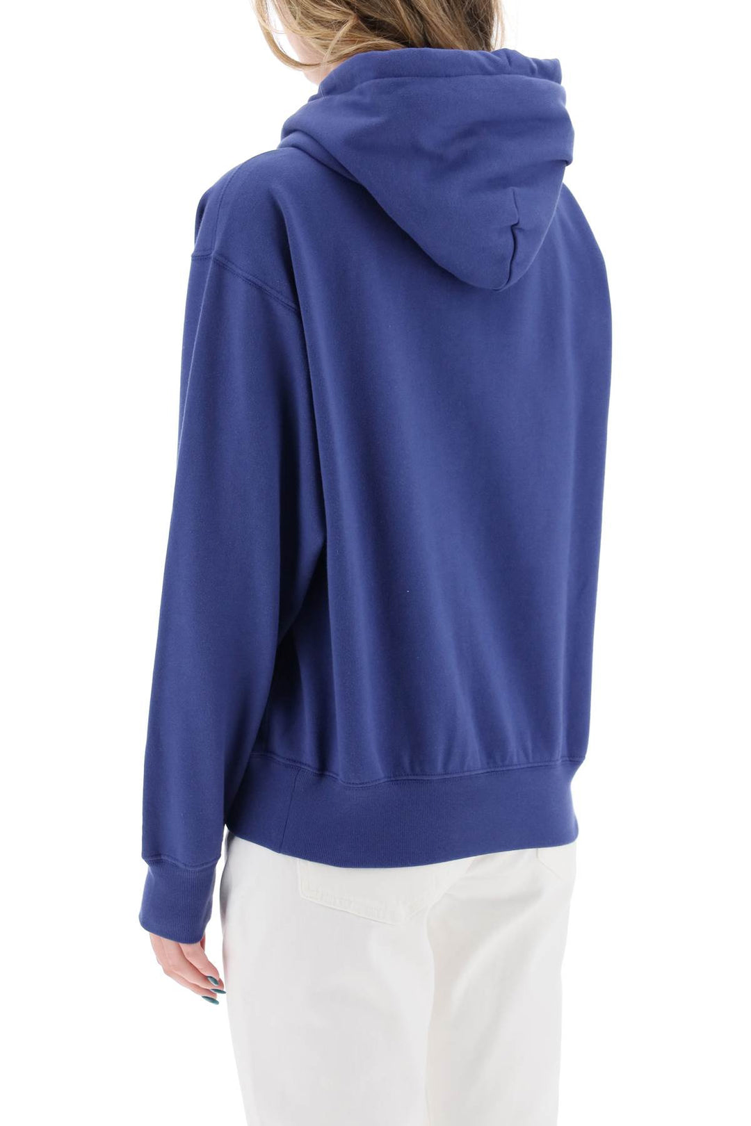 Polo Ralph Lauren Hooded Sweatshirt With Flag Print   Blue