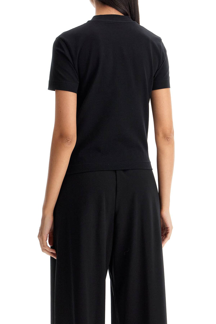 Jacquemus The Gros Grain T Shirt With   Black