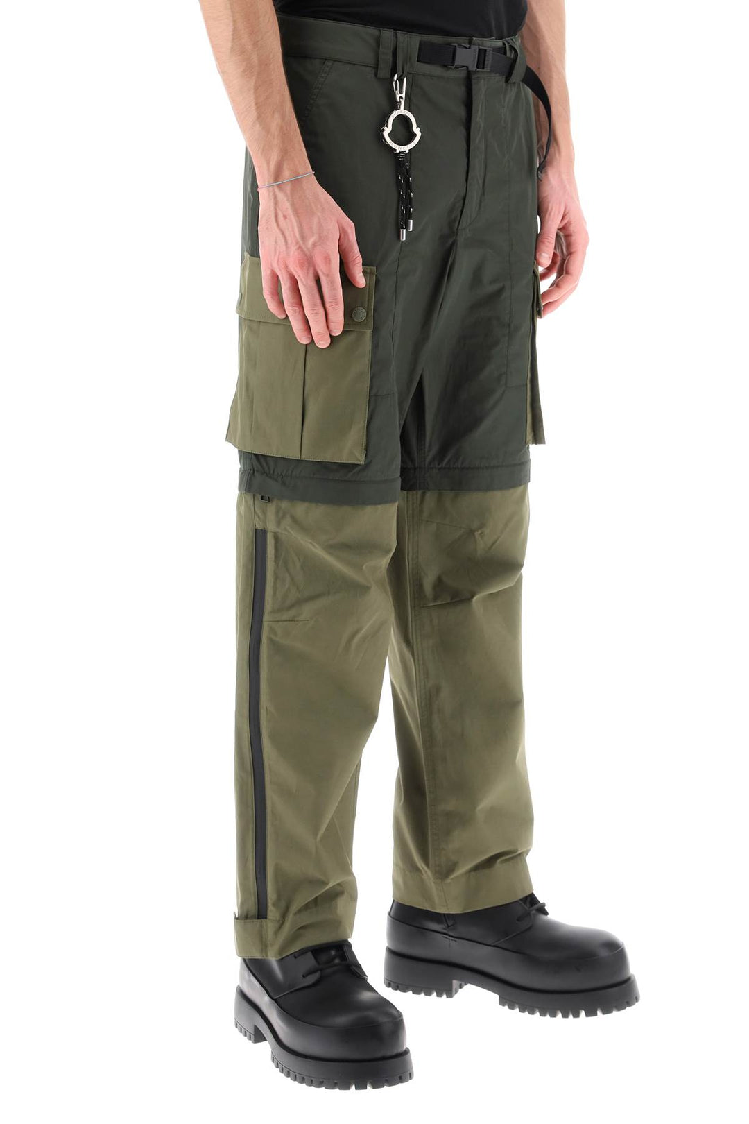 Moncler X Pharrel Williams Convertible Cargo Pants   Green