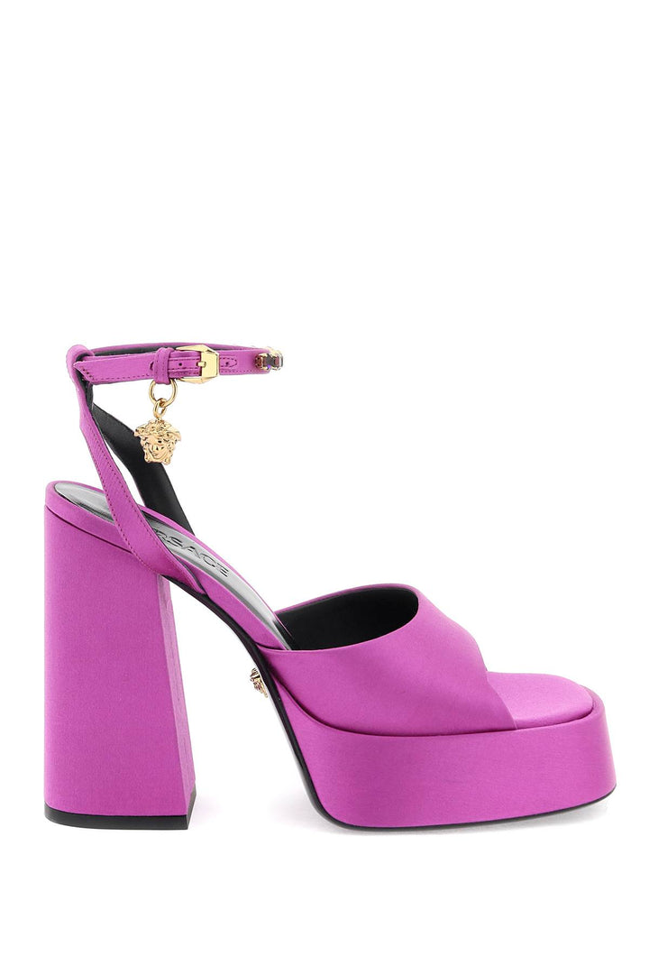 Versace 'Aevitas' Sandals   Viola