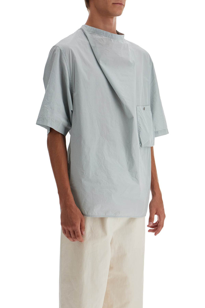 Lemaire Closed Short Sleeved Shirt   Grey