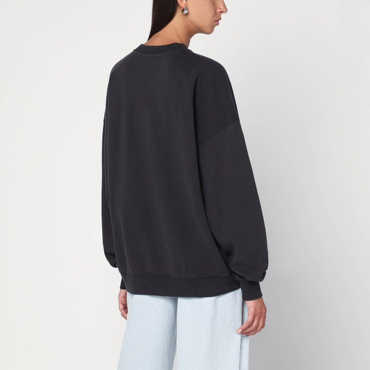 ANINE BING Miles washed cotton sweatshirt