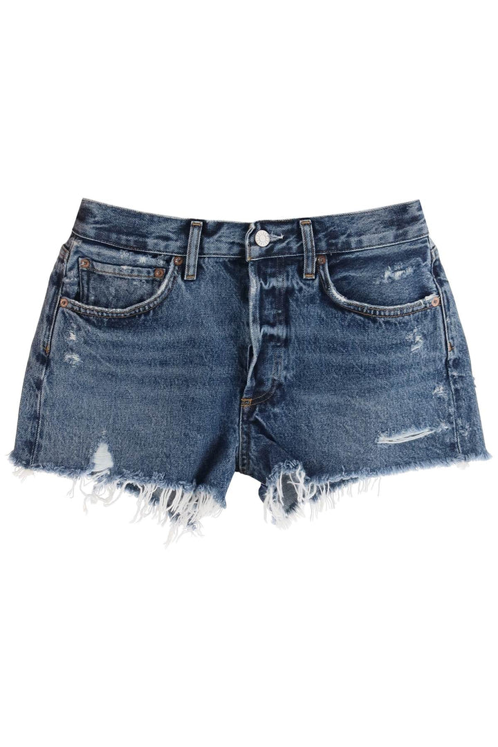 Agolde denim parker shorts