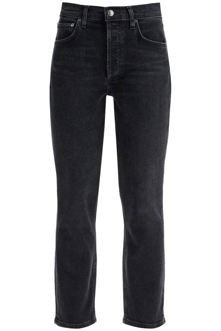 Agolde cropped riley jeans