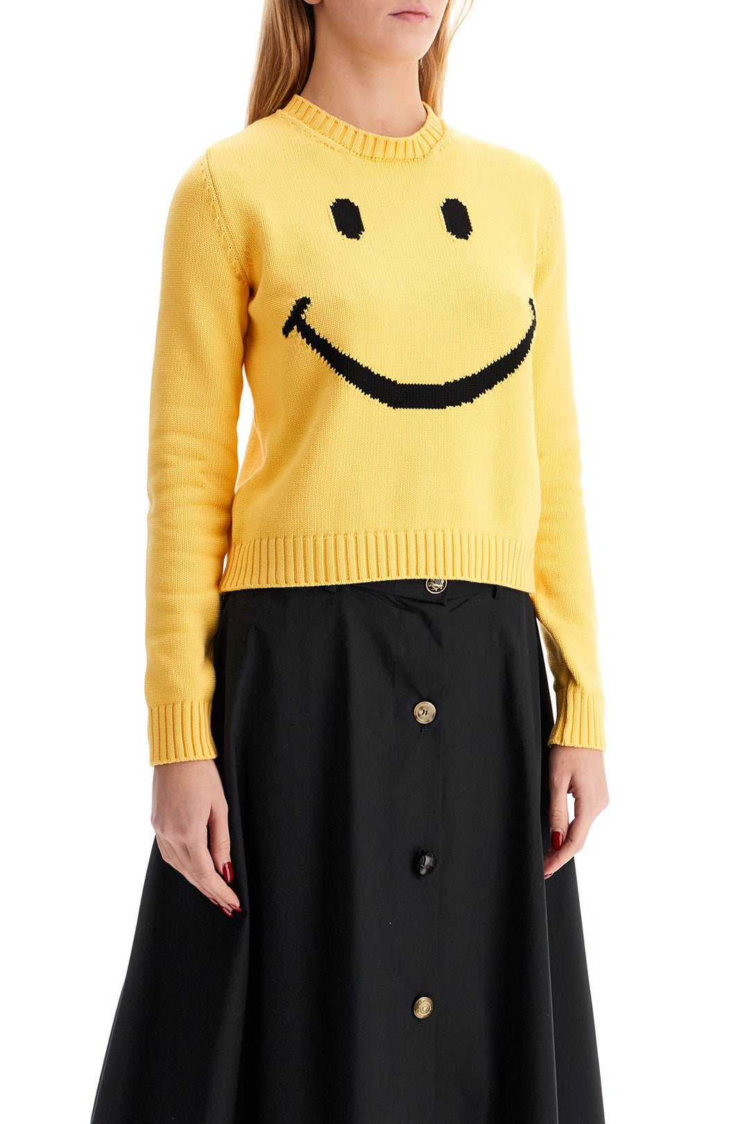 Moschino smiley cotton blend t-shirt