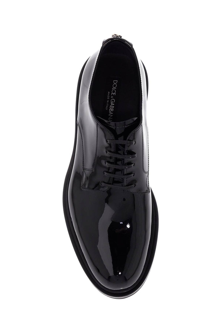 Dolce & Gabbana patent leather derby lace-ups