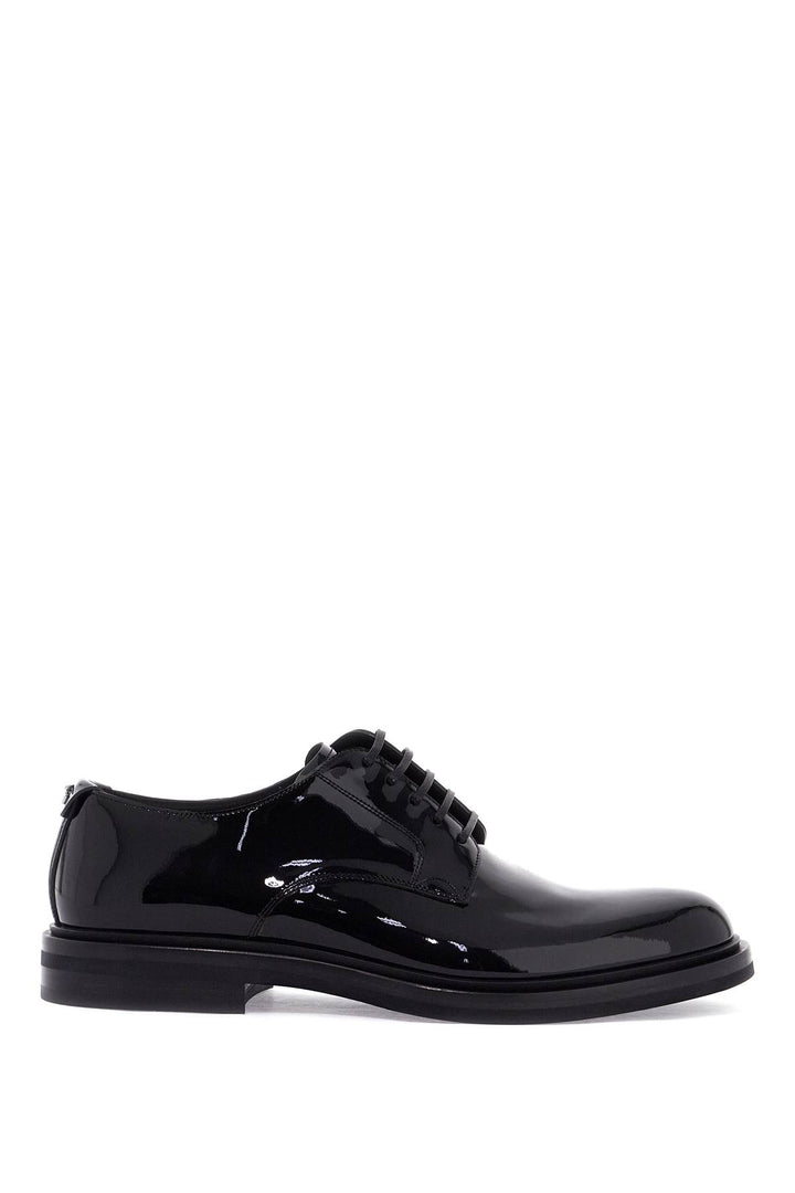 Dolce & Gabbana patent leather derby lace-ups