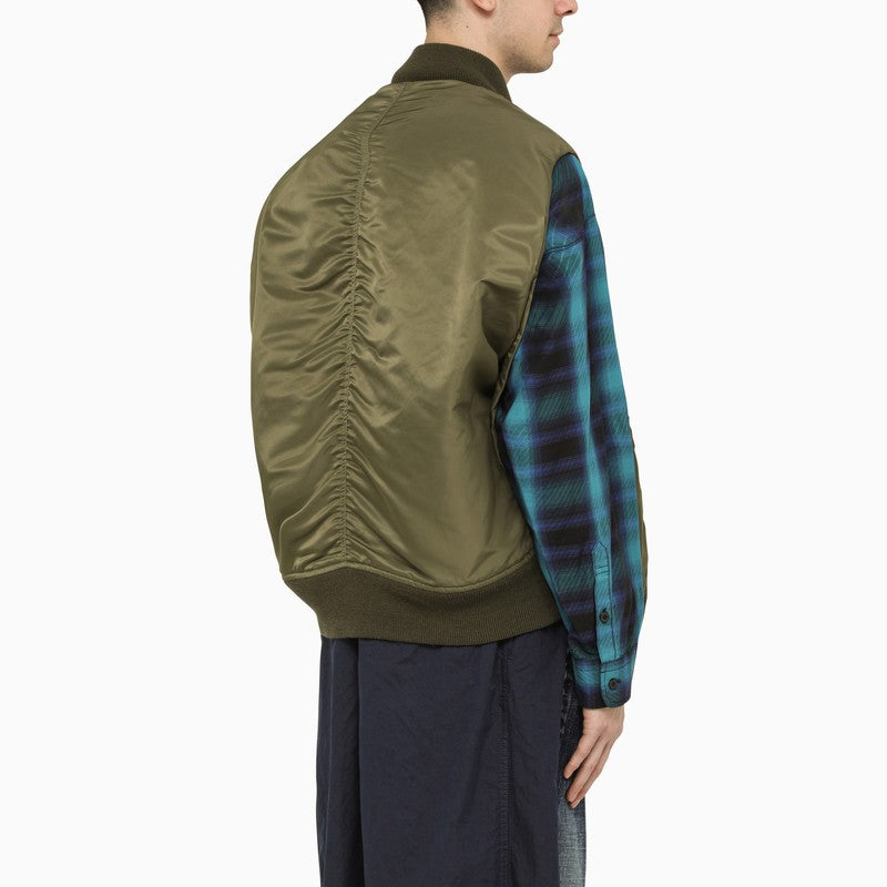 Maison MIHARA YASUHIRO Hollowed-Out bomber jacket