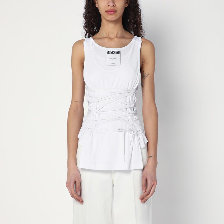Moschino tank top in cotton